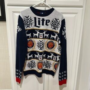 Miller Lite Festive Sweater
